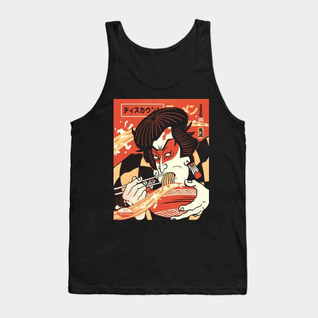 Discount Noodle Gang: Slayer Tanji Tank Top by zerobriant